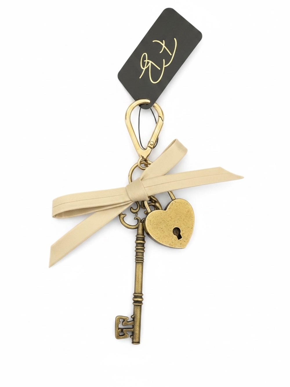 NWT KEY & HEART BAG CHARM/KEYCHAIN